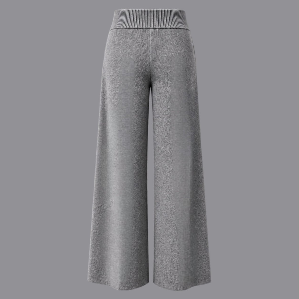 Graue Strickhose