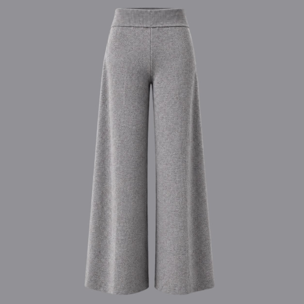 Graue Strickhose