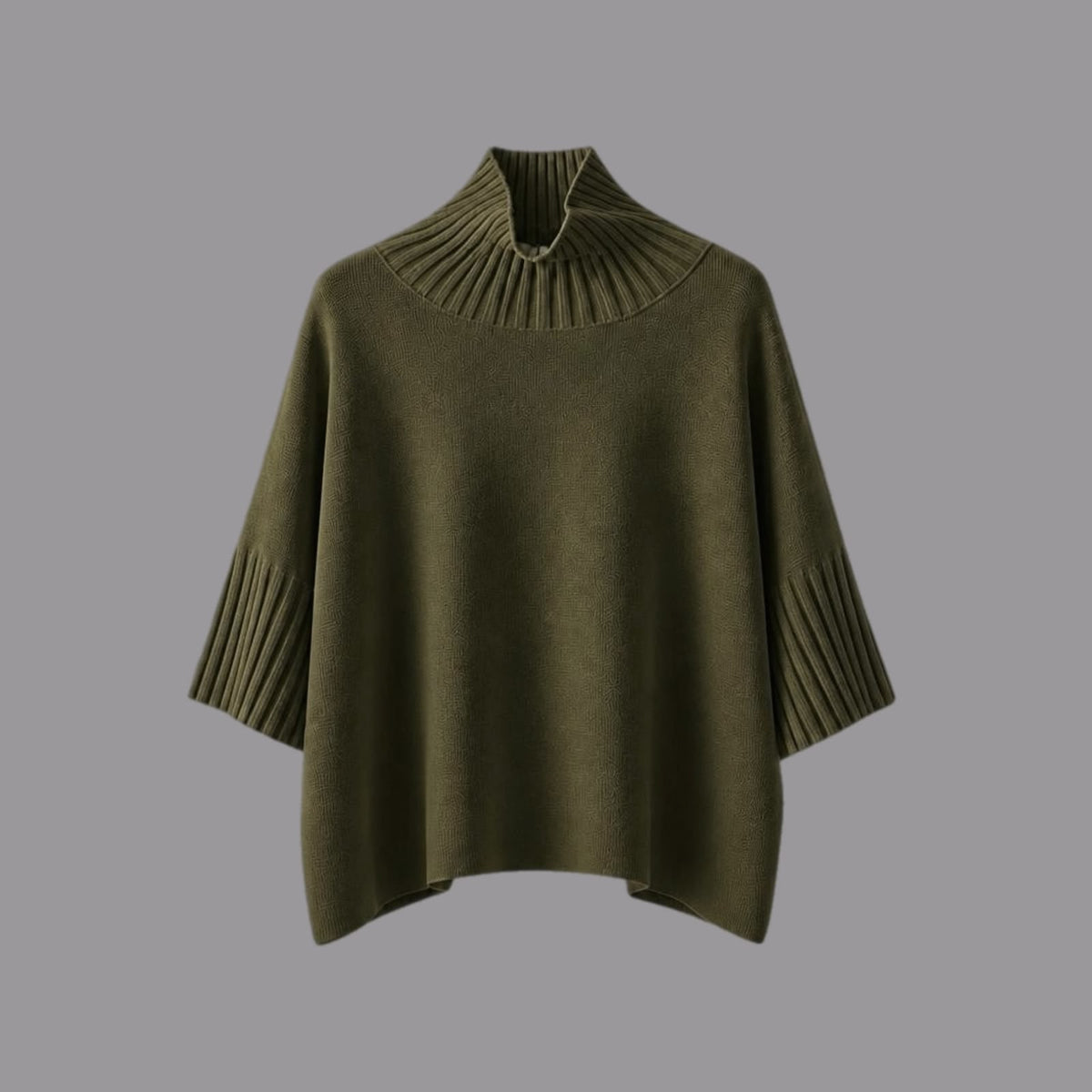 Lupetto Box Fit Verde Militare