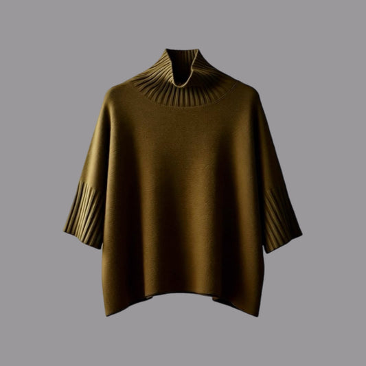 Lupetto Box Fit Verde Militare