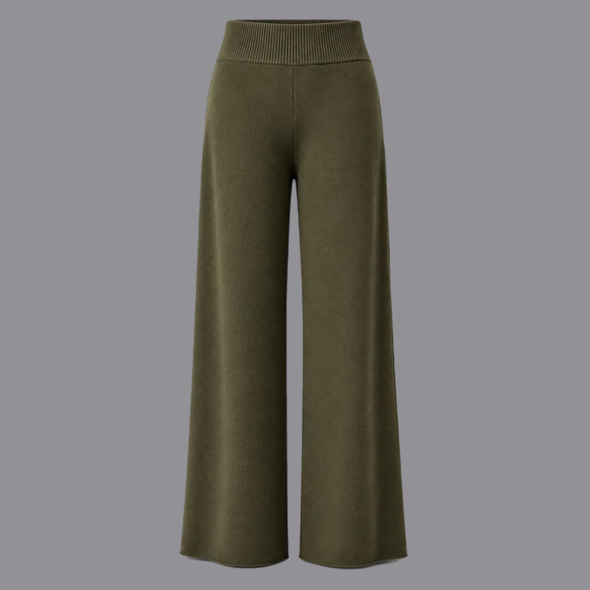 Pantaloni in Maglia Verde Militare