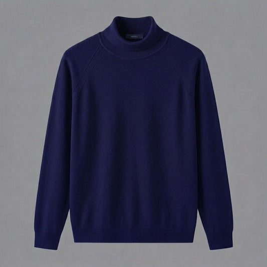 Lupetto in Viscosa Elasticizzata Blu