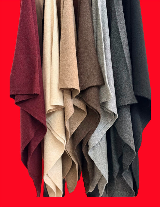 Poncho Misto Cachemire