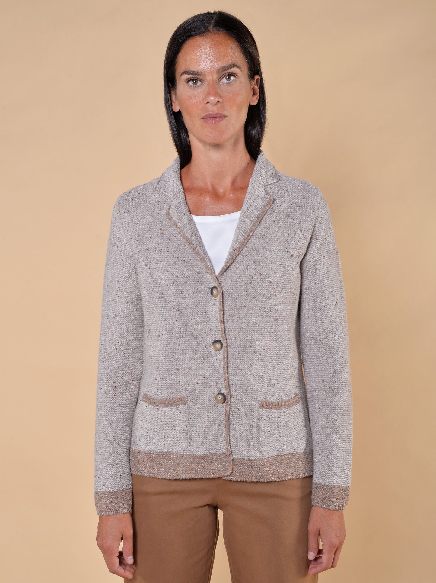 Giacca in Maglia Boucle'