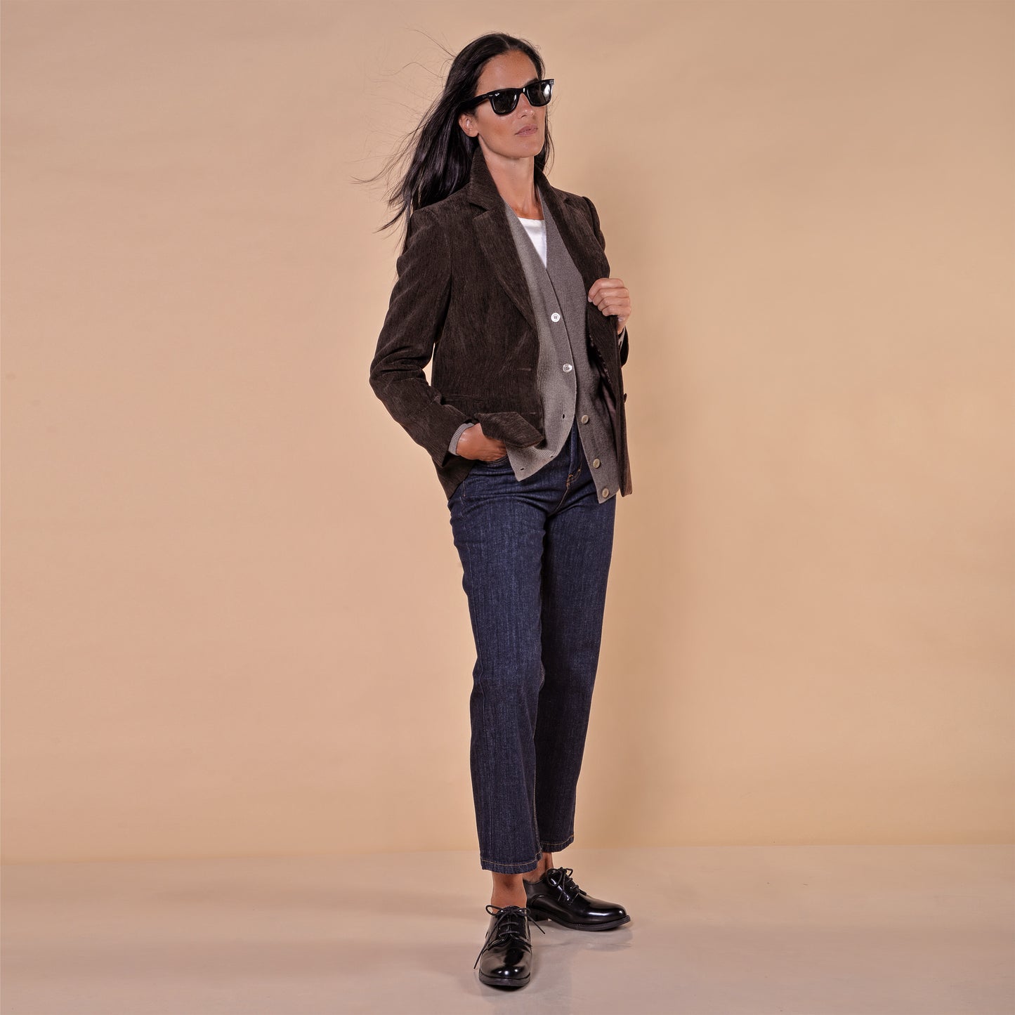 Jeans Gamba Dritta Blu Denim