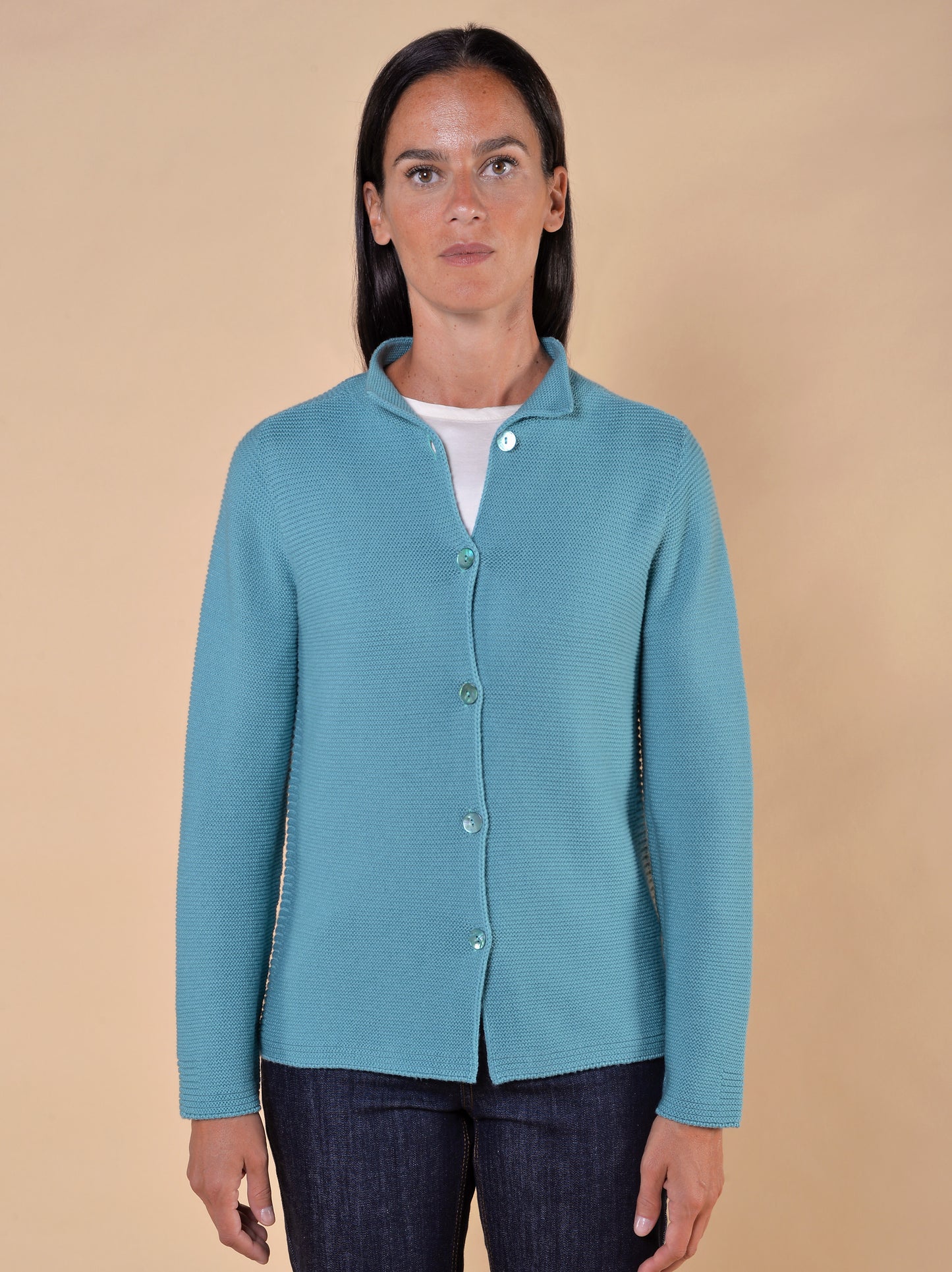 Giacca Links in Lana Anice