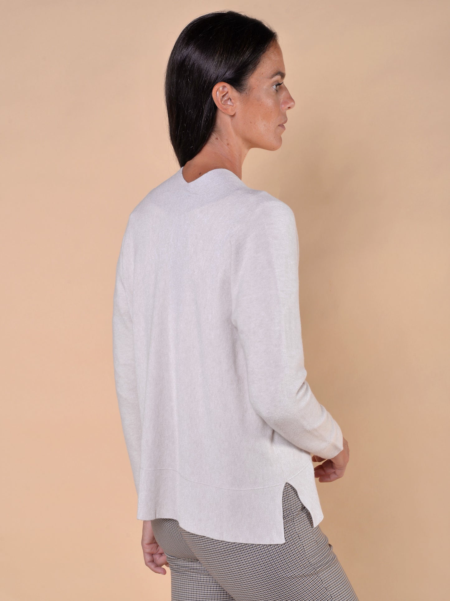 Cardigan Lavorazione Links Avorio