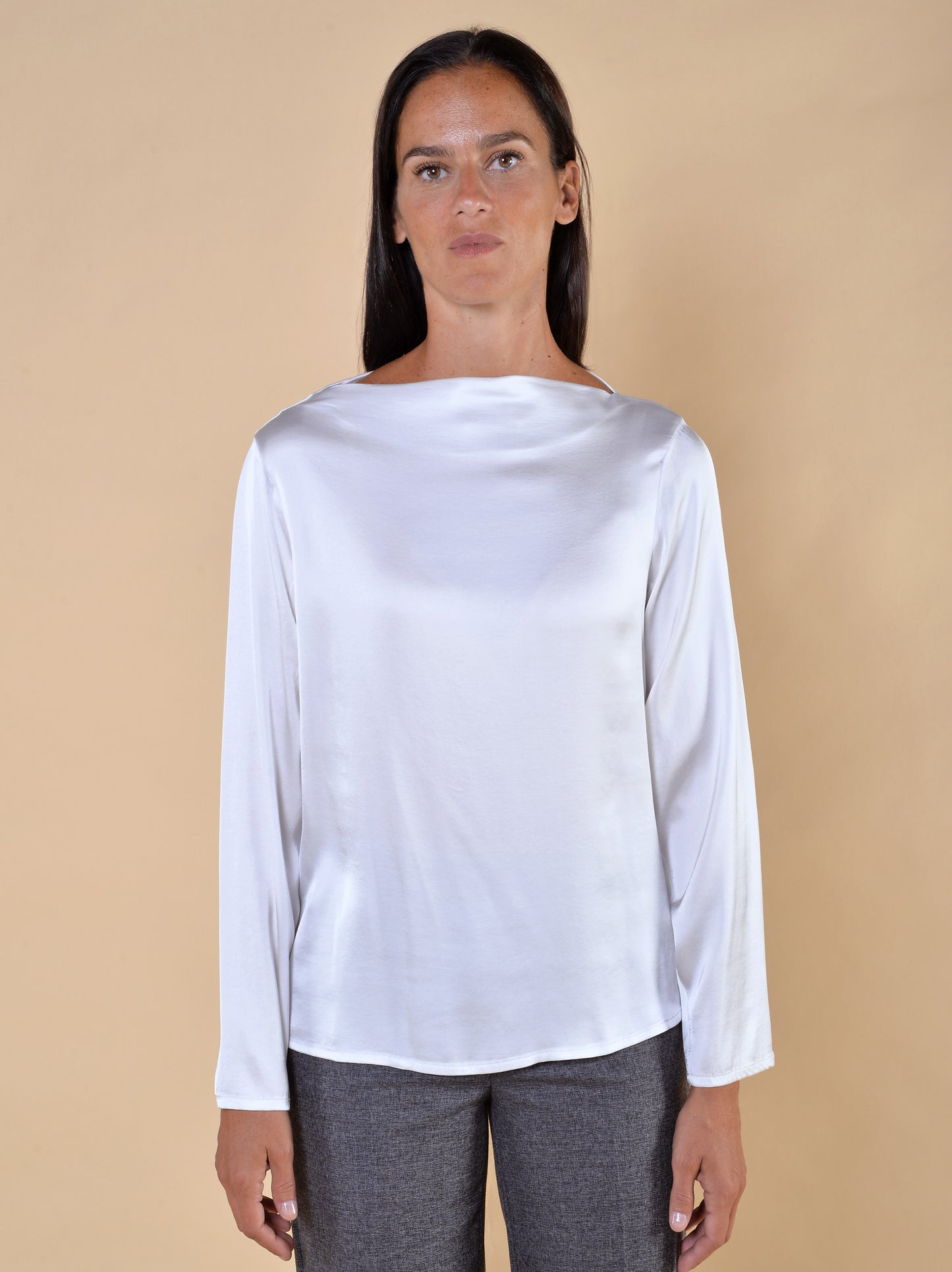 Blusa Scollo a Barca Panna
