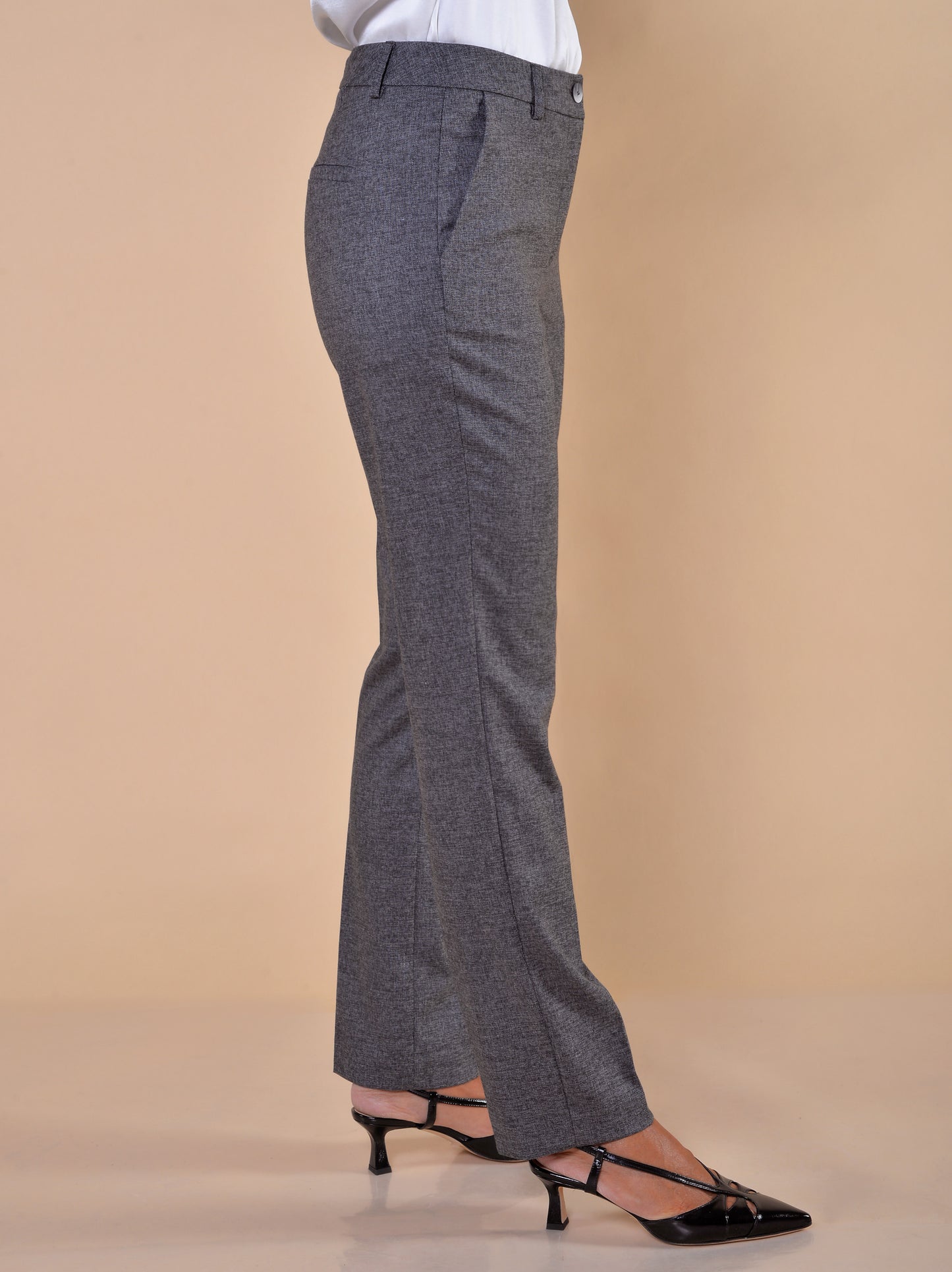 Pantaloni Gamba Dritta Antracite