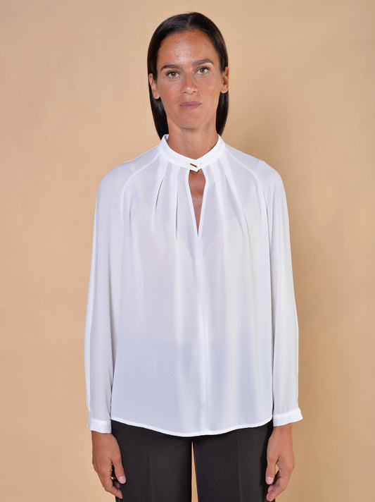 Blusa Manica Raglan Panna
