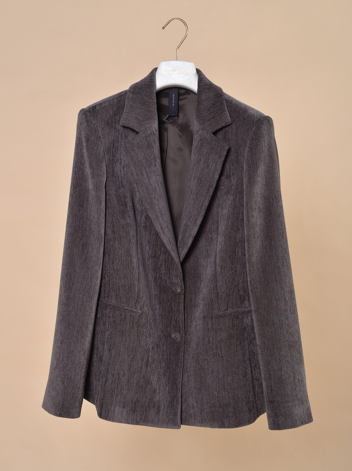 Giacca Velluto 2 Bottoni Moro o Grigia