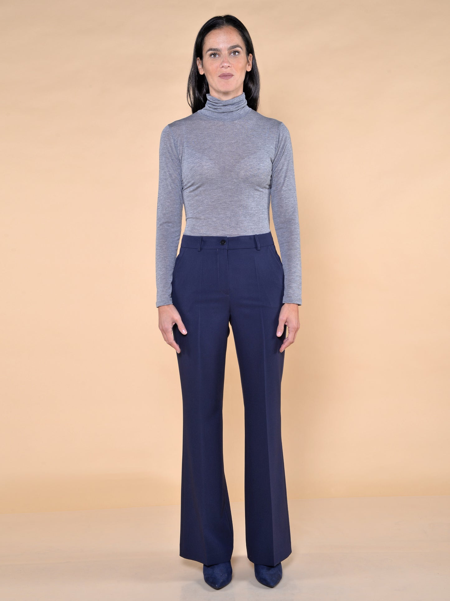 Pantaloni a Zampa Blu