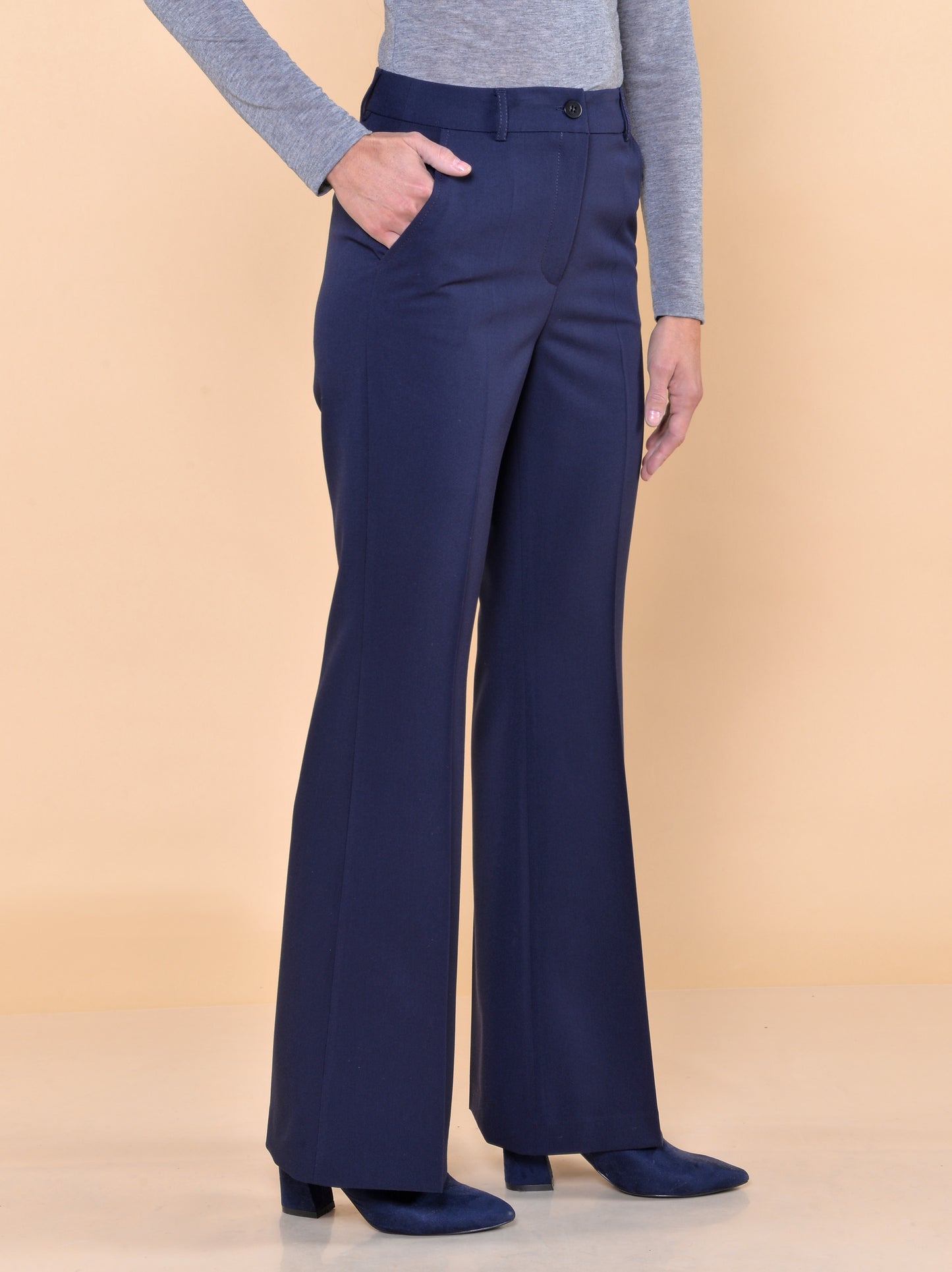 Pantaloni a Zampa Blu