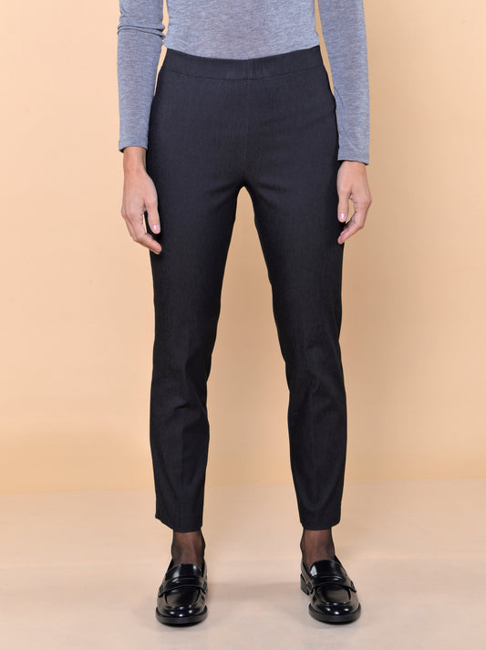 Leggings Bistretch Gamba Stretta Jeans Nero