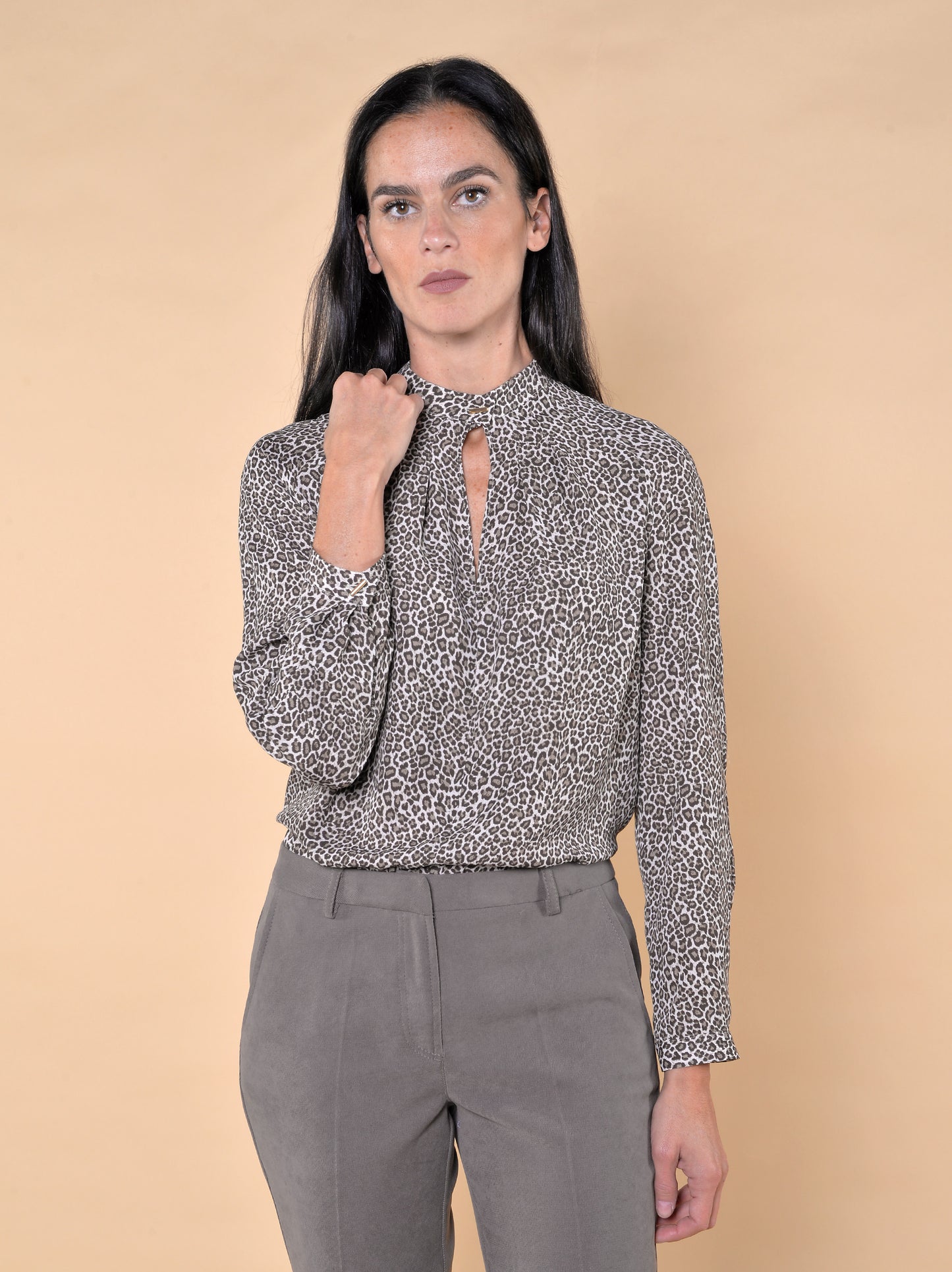 Blusa Manica Raglan Maculata