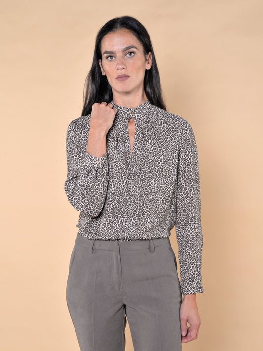 Blusa Manica Raglan Maculata