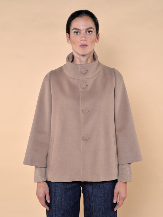 Giaccone Svasato Cammello