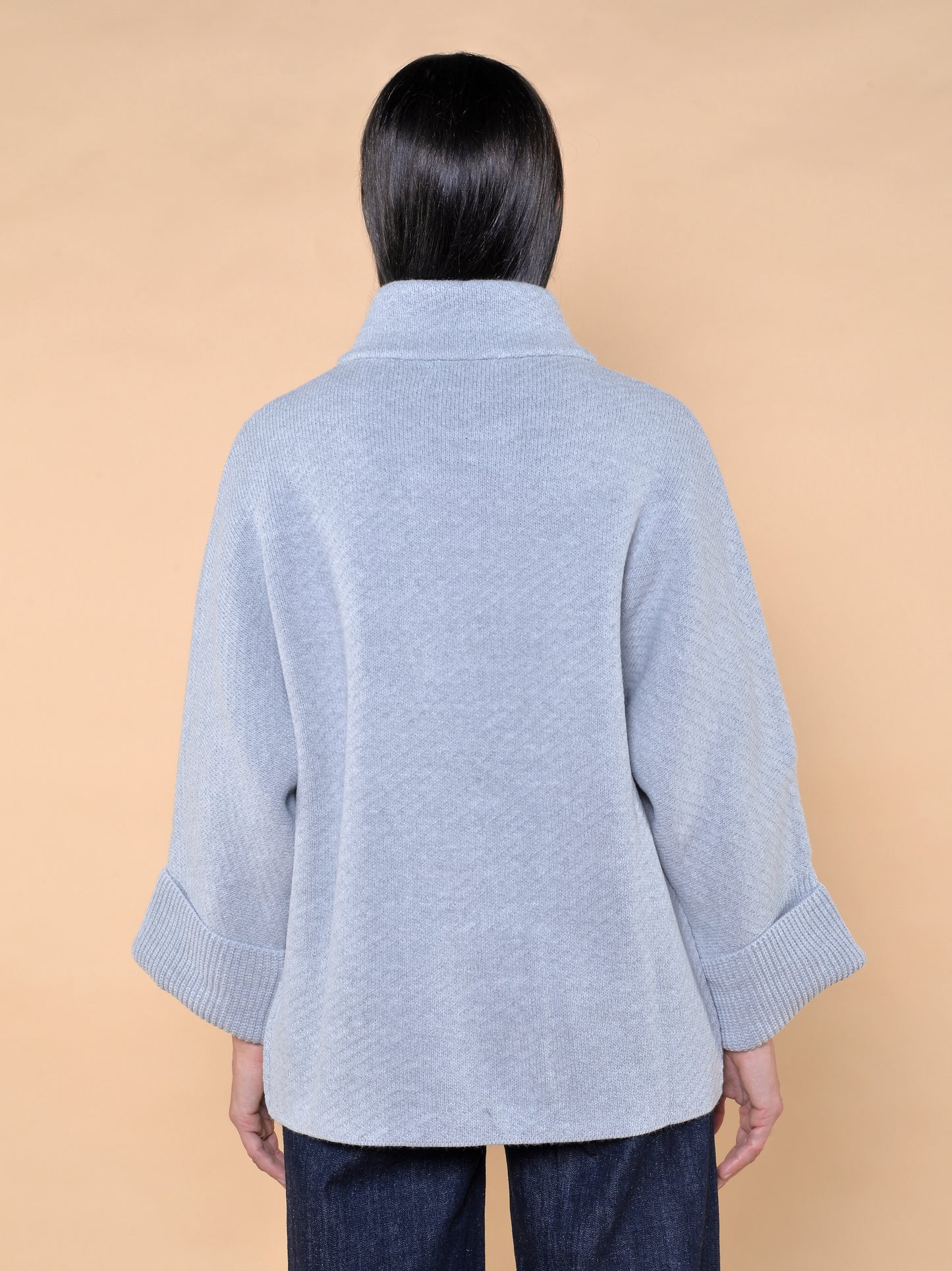 Cappa in Maglia Grigio