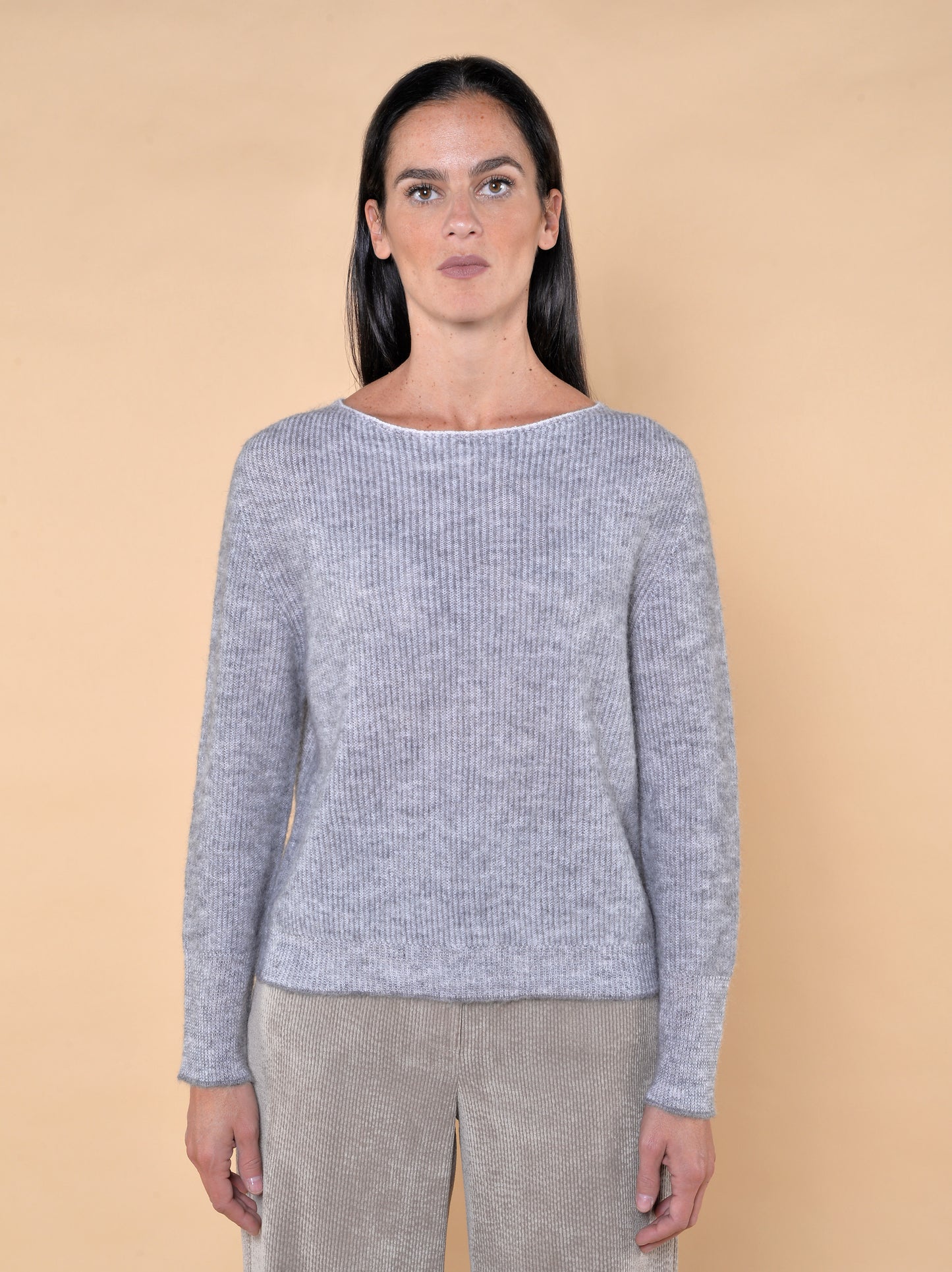 Maglia Vanisè in Misto Lana Grigio
