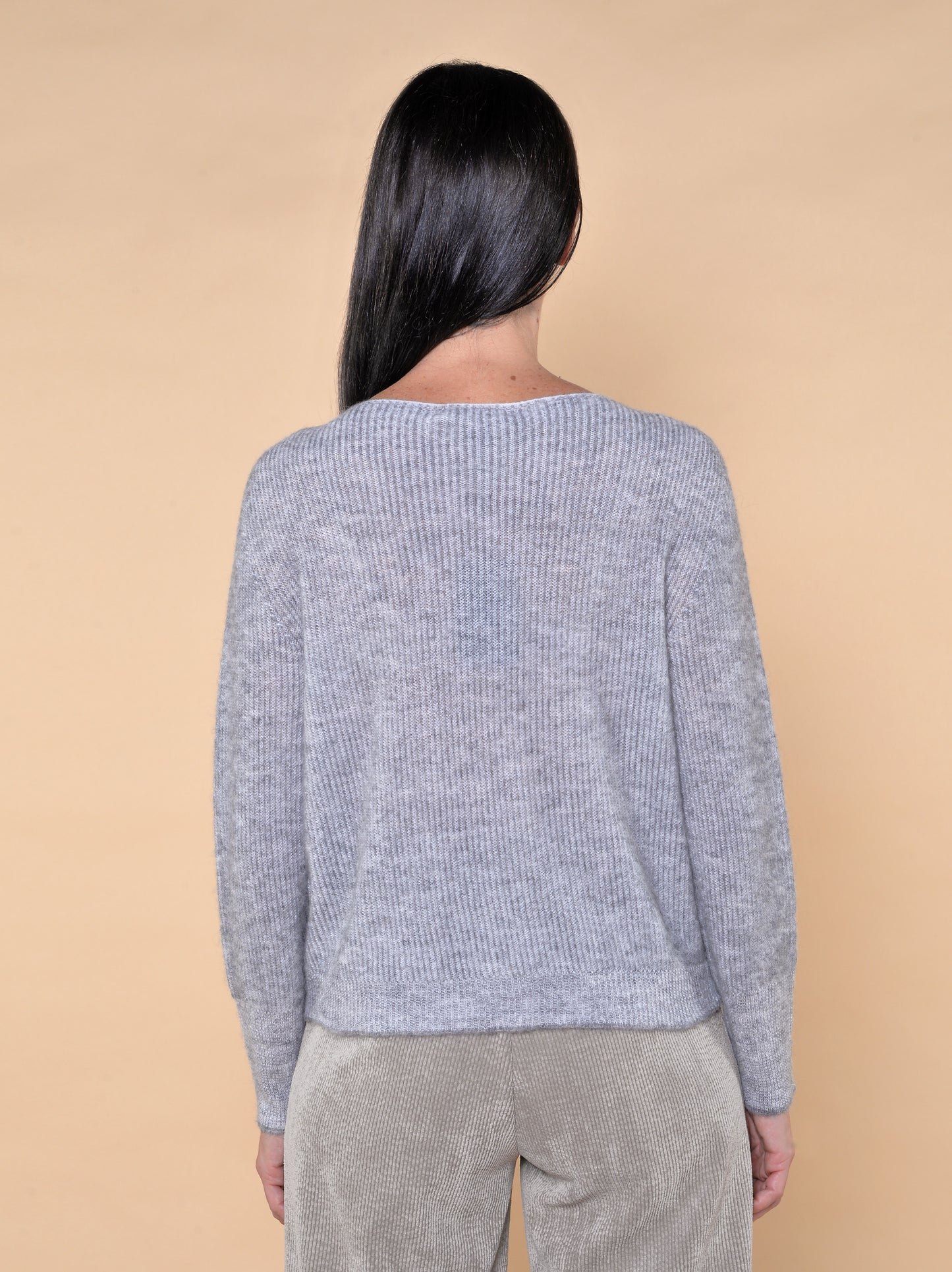 Maglia Vanisè in Misto Lana Grigio