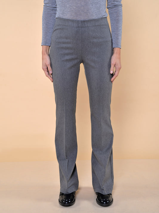 Leggings Bistretch a Zampa Antracite