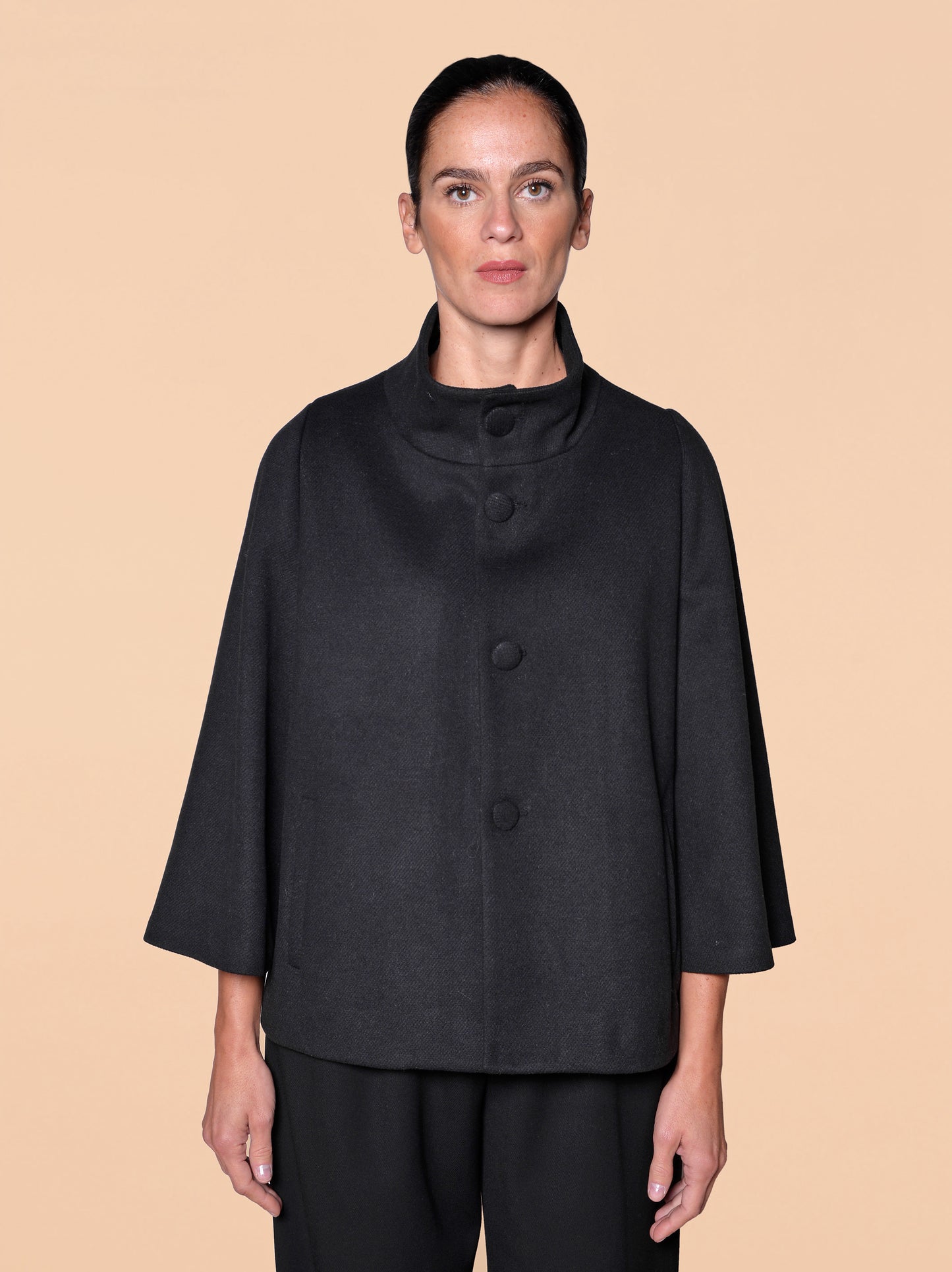 Giaccone Svasato Nero