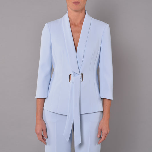 Giacca Con Occhielli Cielo