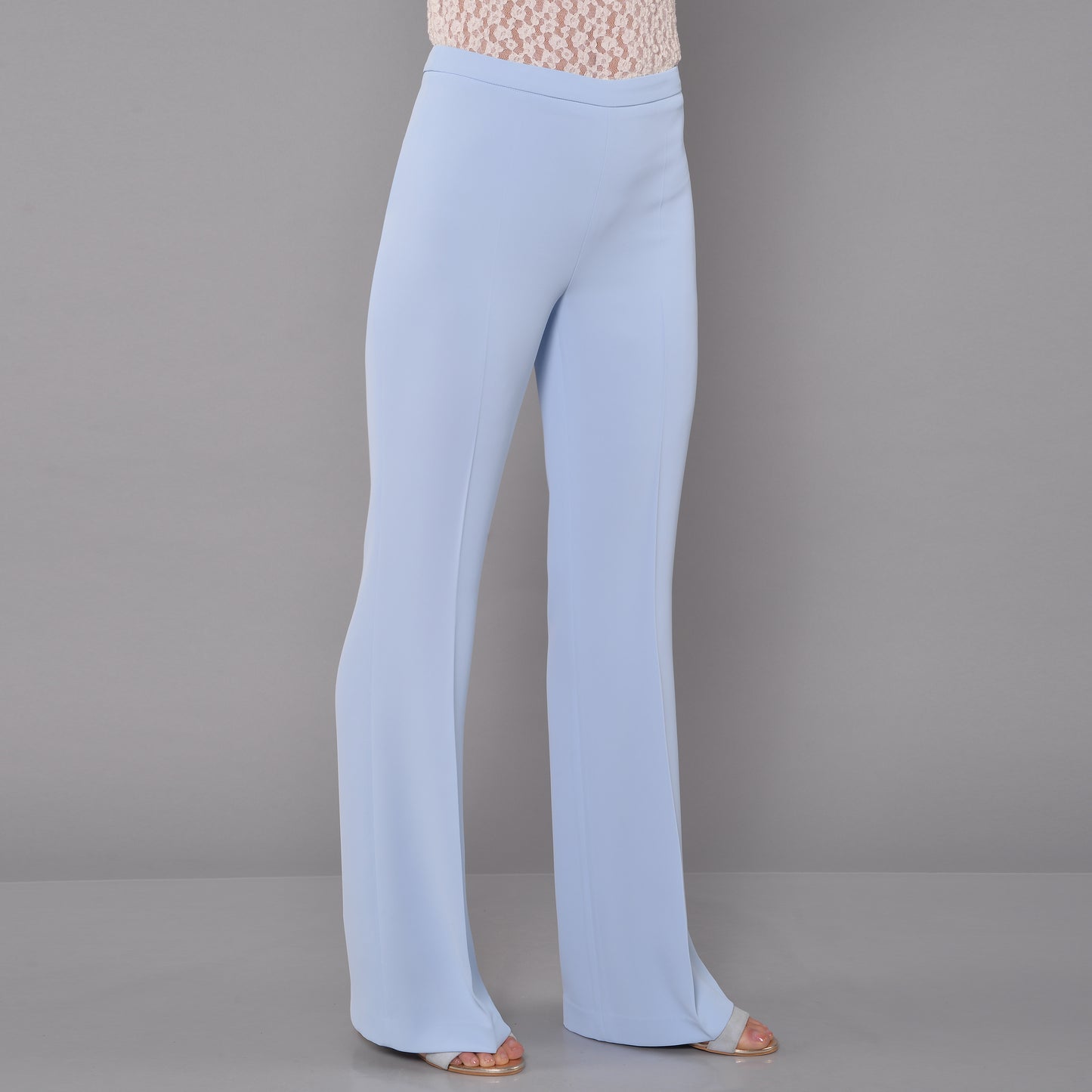 Pantaloni A Zampa Cielo