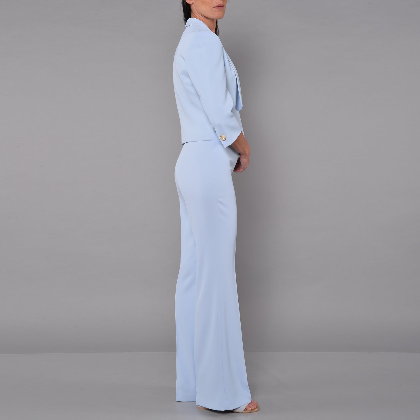 Pantaloni A Zampa Cielo