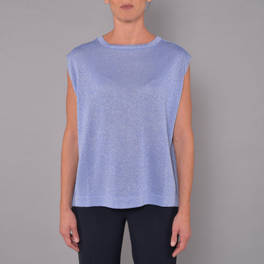 Maglia Over Smanicata Carta da Zucchero