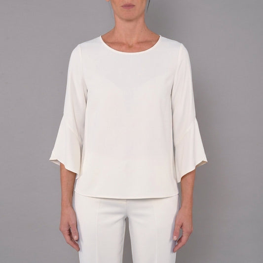 Tunica Manica a Spirale Panna