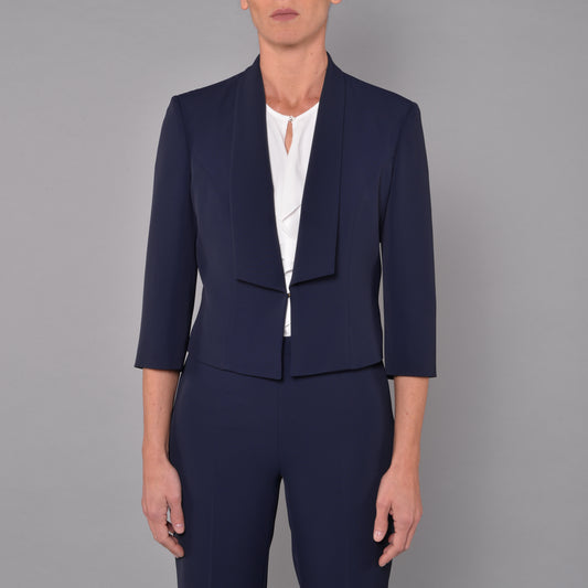 Bolero Collo Smoking Blu