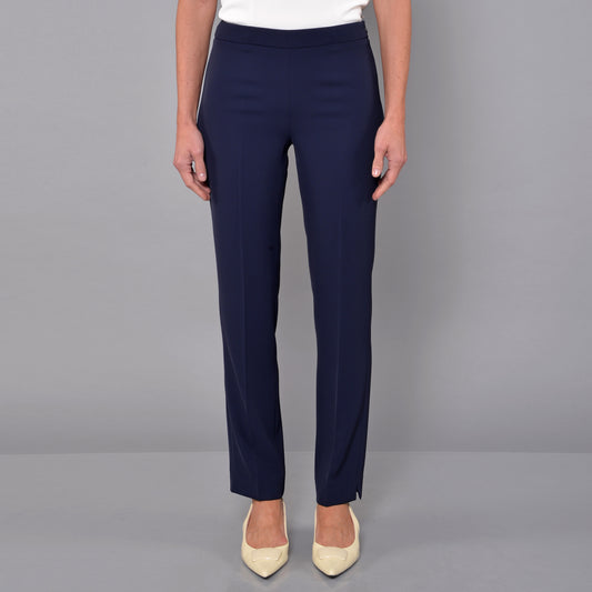 Pantaloni Zip sul Fianco Blu
