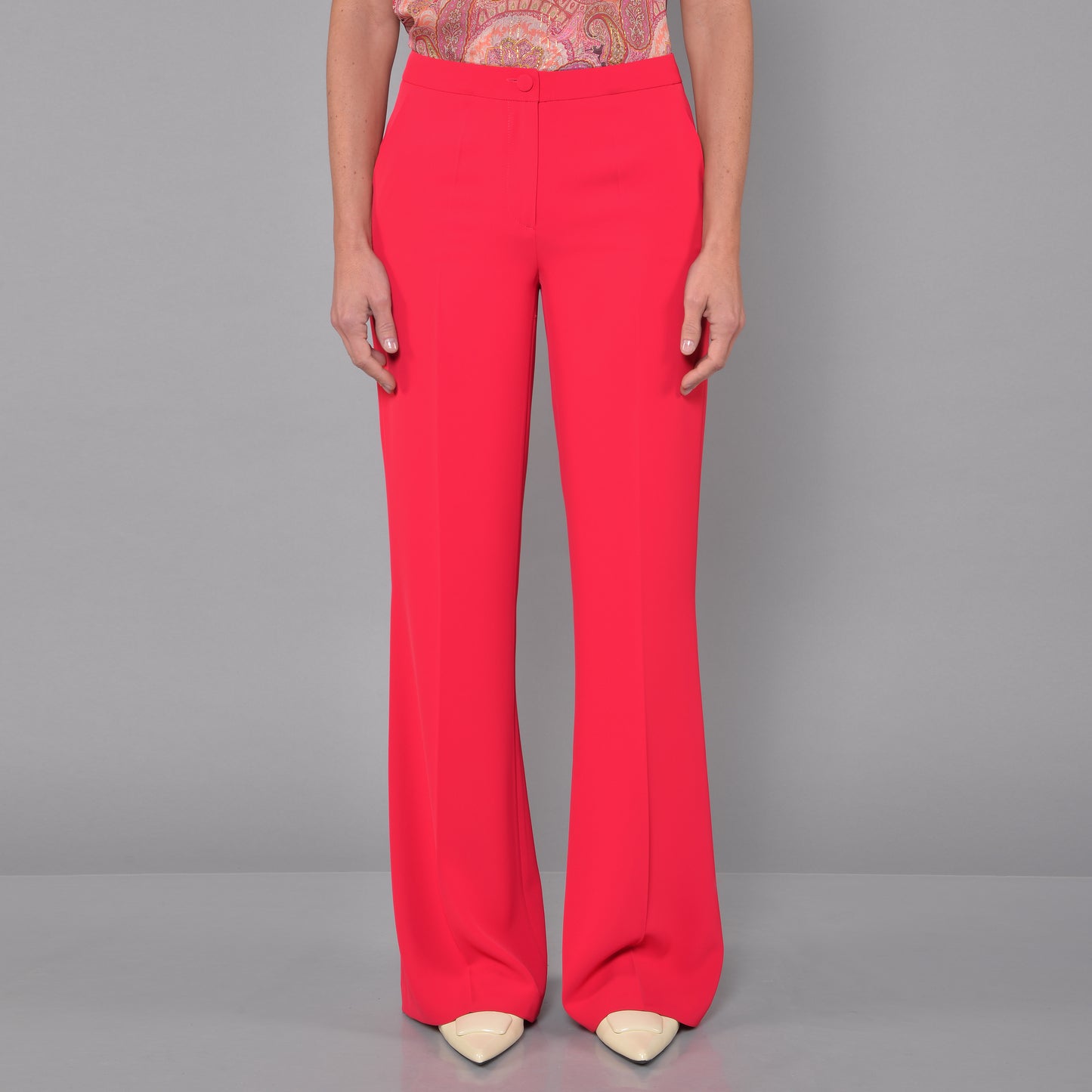 Pantaloni Gamba Larga Fragola