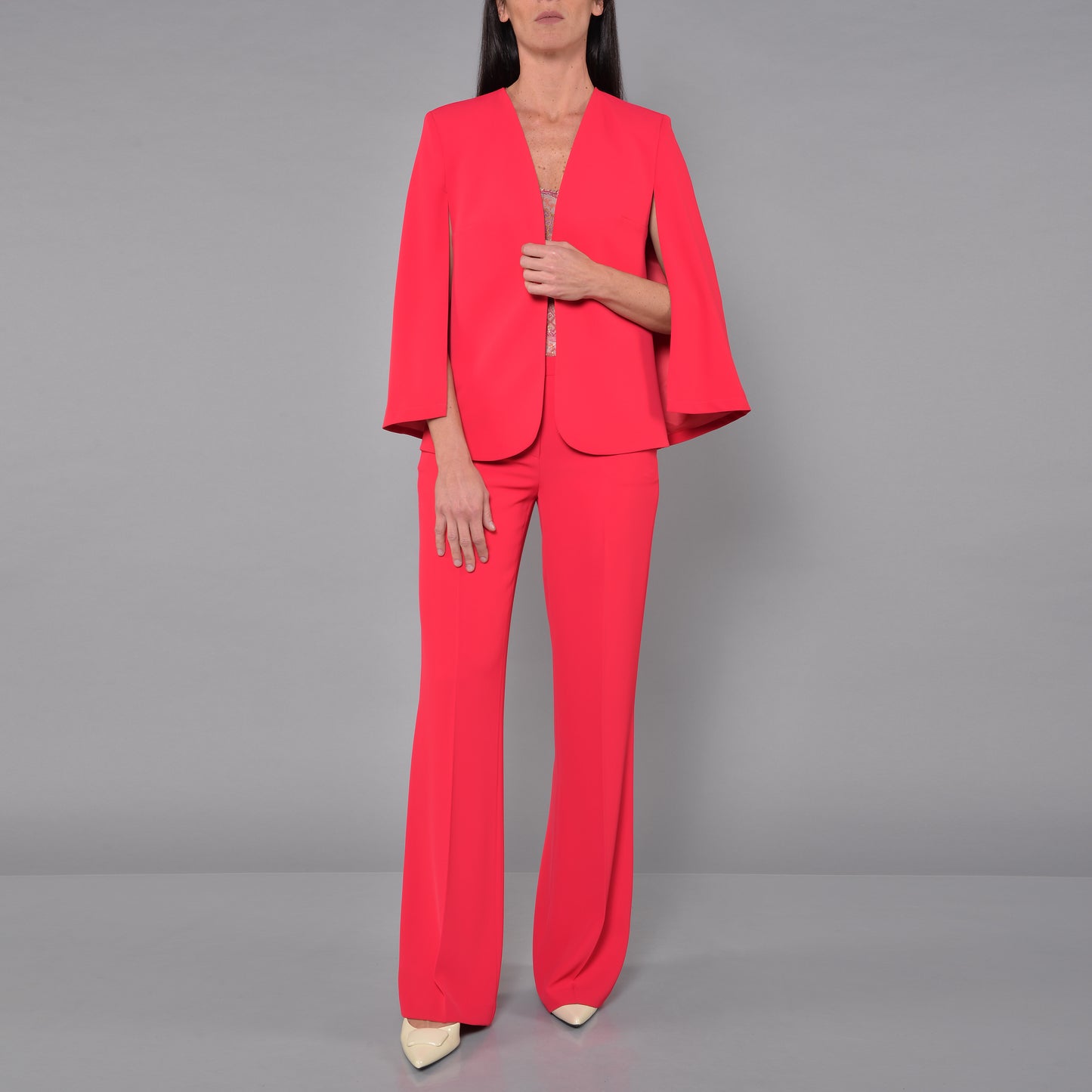 Pantaloni Gamba Larga Fragola