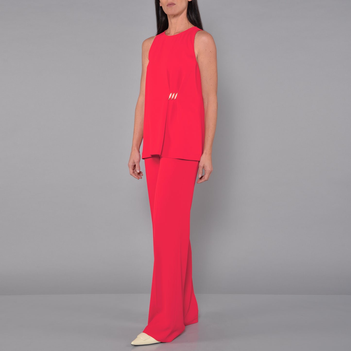 Pantaloni Gamba Larga Fragola