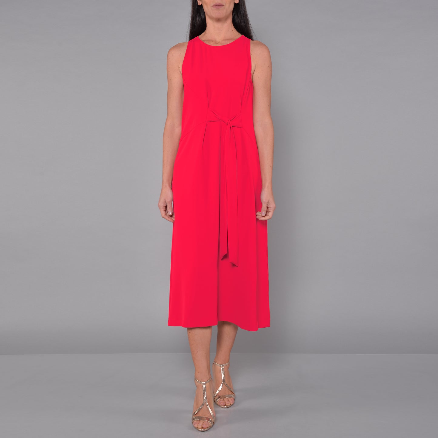 Cady-Kleid mit Erdbeerknoten
