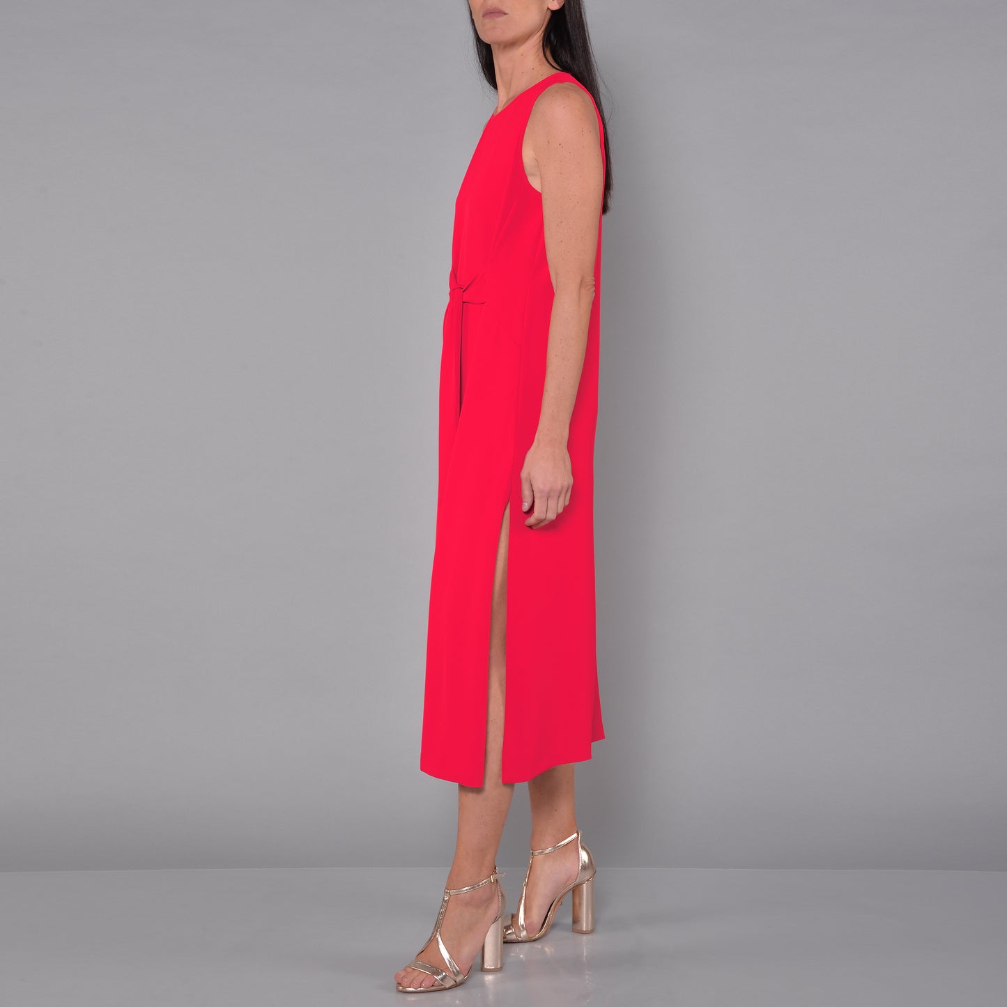 Cady-Kleid mit Erdbeerknoten