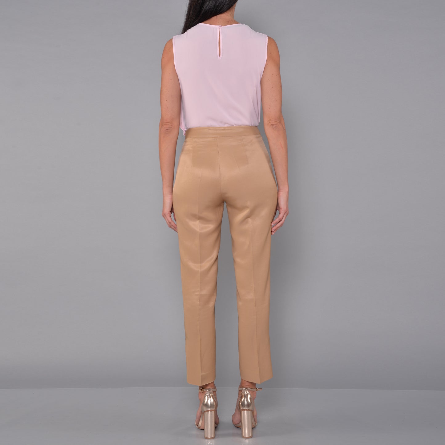 Top con Arricci Rosa Petalo