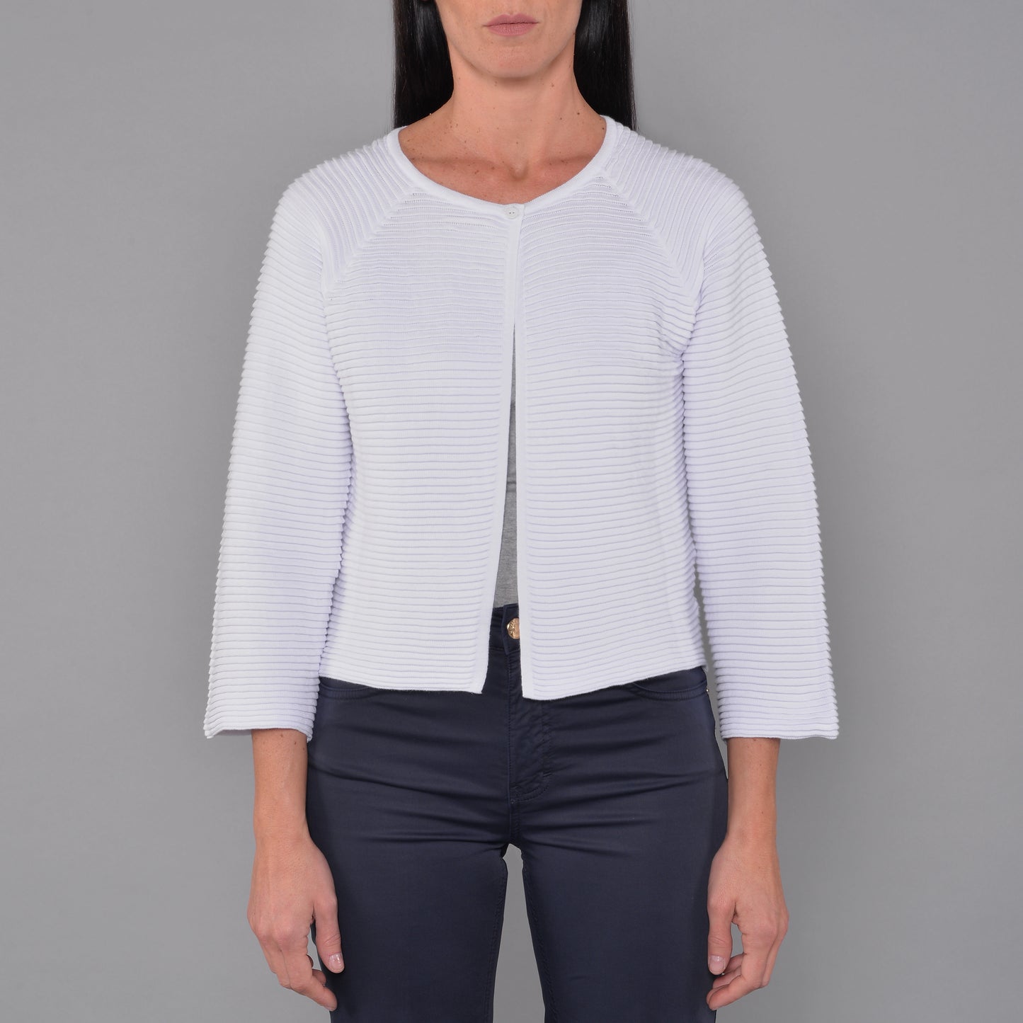 White Ottoman Cardigan