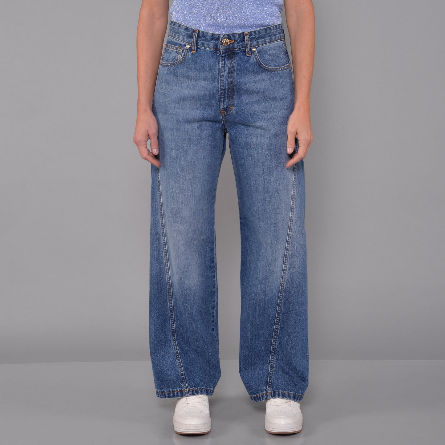 Jeans Forward Seams Denim