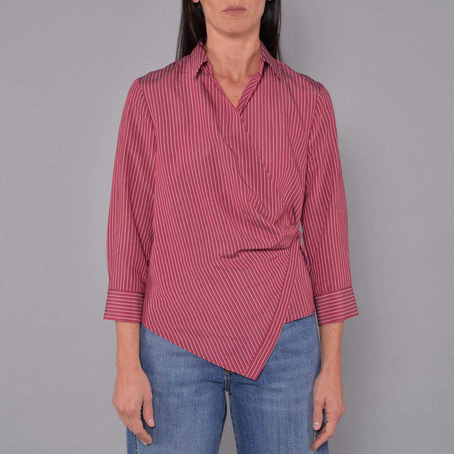 Camicia Asimmetrica Riga Bacca