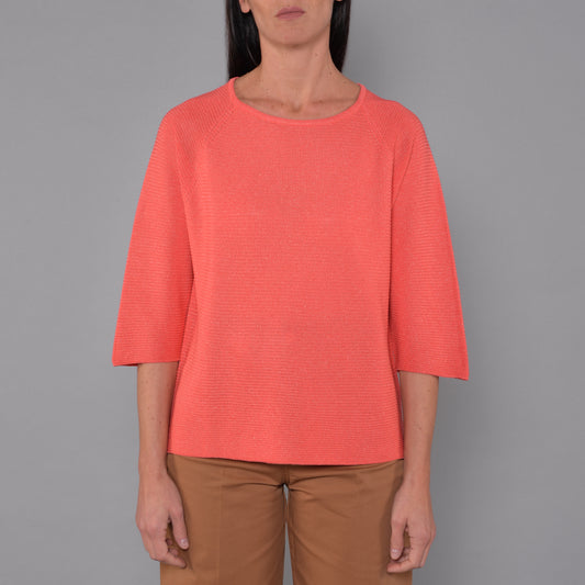 Maglia Manica Raglan Corallo