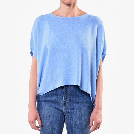Oversize-T-Shirt Hellblau