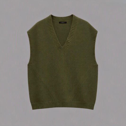 Gilet Scollo a V Militare