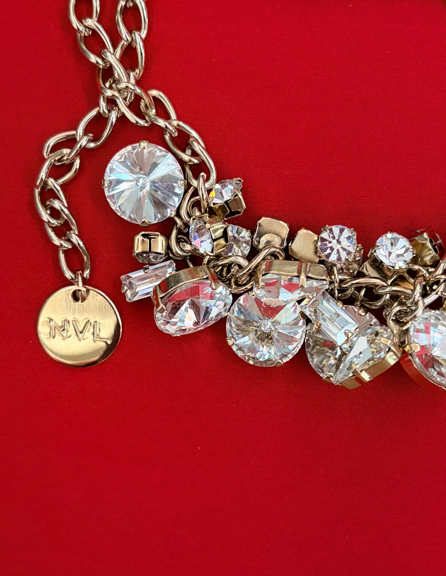 Collana con Cristalli Trasparenti