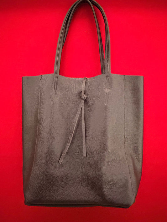 Borsa Shopper in Pelle Moro
