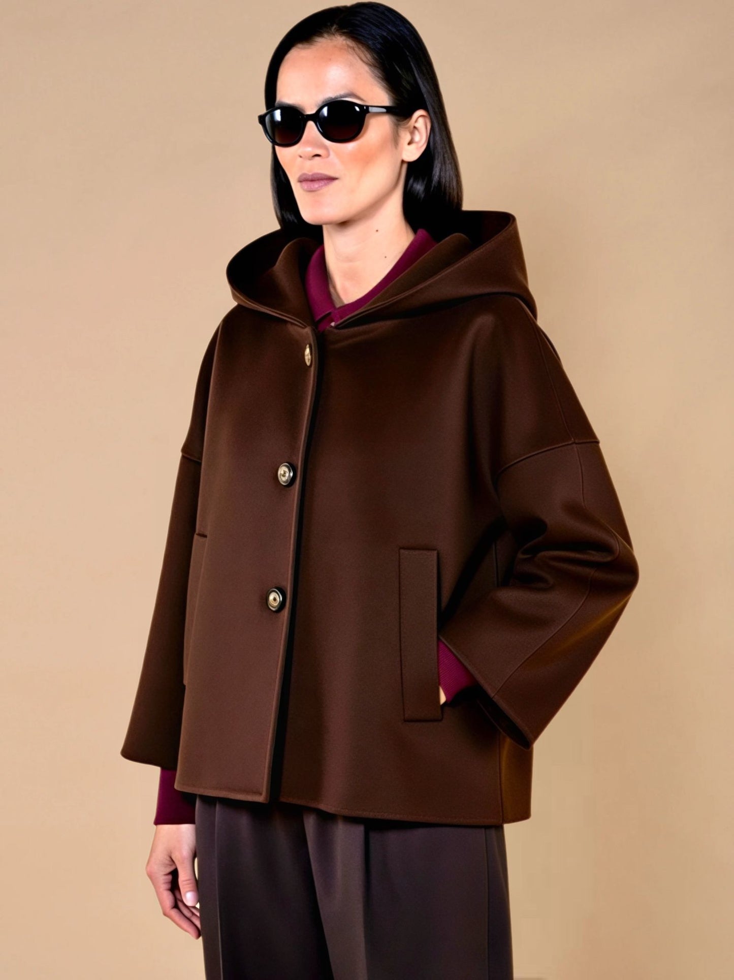 Giaccone con Cappuccio Moro