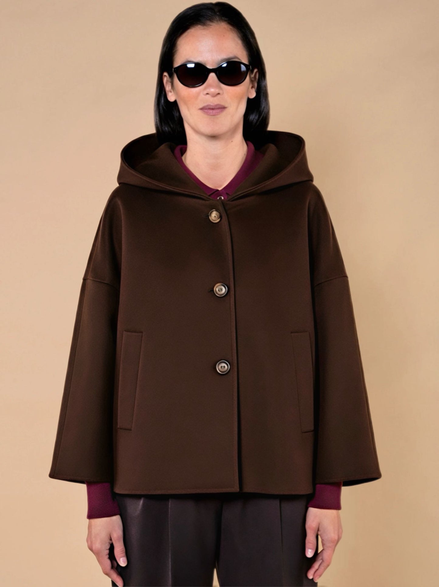 Giaccone con Cappuccio Moro