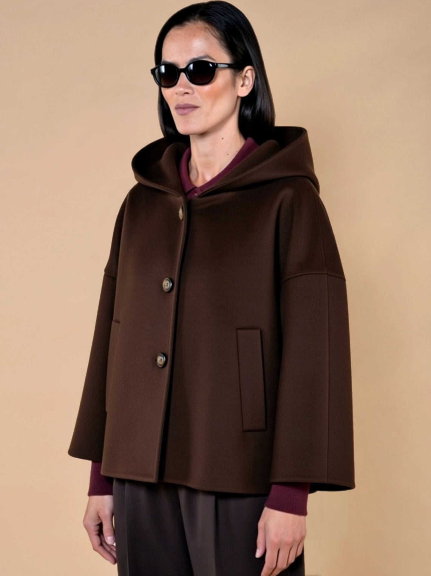 Giaccone con Cappuccio Moro